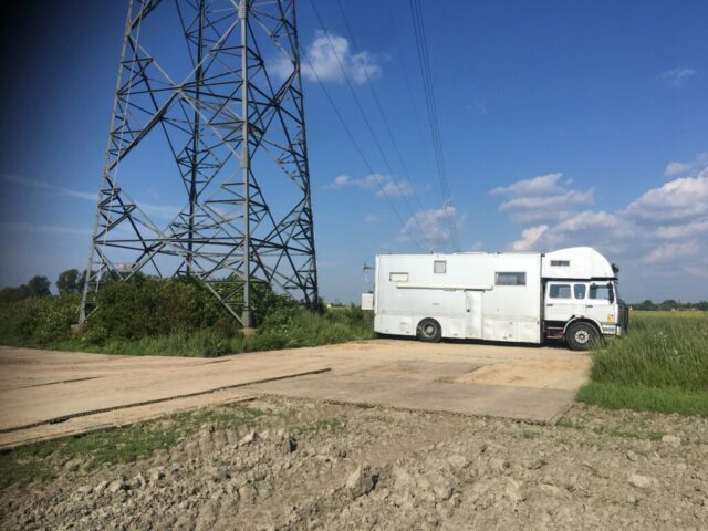 Chantier pylones haute tension (dept 28)