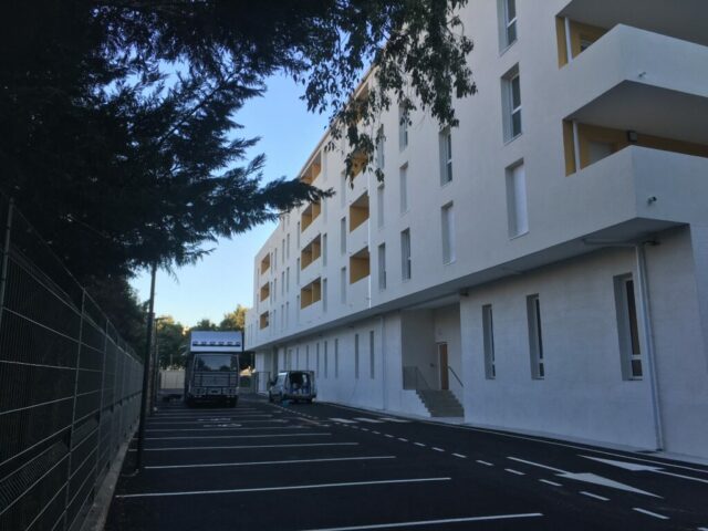 Chantier de construction de residence seniors (dept 84)